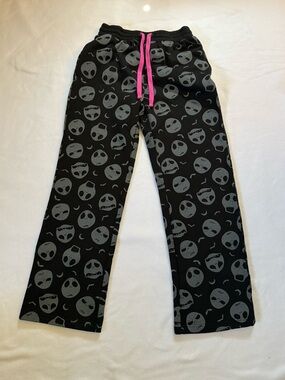 Disney nightmare before Christmas Jogger Pants with Pink Drawstring size xl